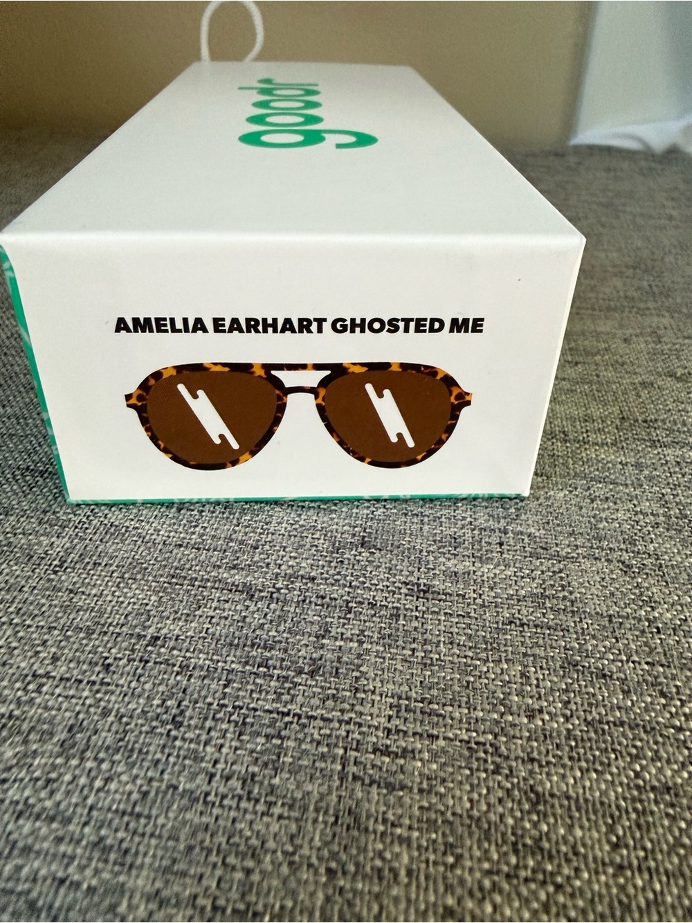 goodr Womens Tortoiseshell Sunglasses w/ Brown Lenses Amelia Earhart Ghosted Me - Picture 2 of 3